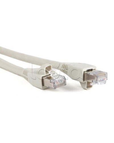 Патч-корд RJ45-RJ45, 4 пары, STP, кат.6a, LSZH (2м) Hyperline PC-LPM-STP-RJ45-RJ45-C6a-2M-LSZH-GY в Тюмени Патчкорды (медные) Pintop.ru