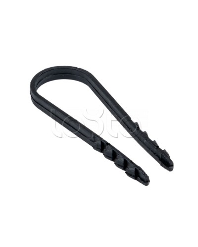 Дюбель-хомут для круглого кабеля (19-25мм) черный (50шт.) EKF PROxima (plc-ncs50-19x25b) в Тюмени Крепеж: Дюбели, шурупы, саморезы Pintop.ru