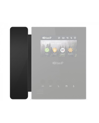 Аудиотрубка дополнительная BAS-IP SP-AU BLACK в Тюмени Абонентские IP устройства Pintop.ru