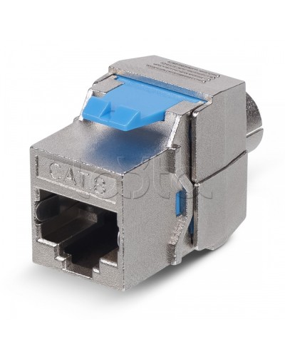 Вставка Keystone Jack RJ-45(8P8C) Cabeus KJ-RJ45-Cat.8-SH-180-Toolless в Тюмени Модули Keystone Pintop.ru