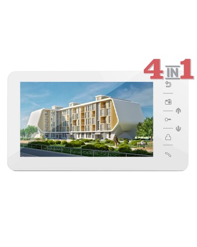 Монитор цветного видеодомофона Tantos Prime HD (White) в Тюмени Абонентские видеоустройства Pintop.ru