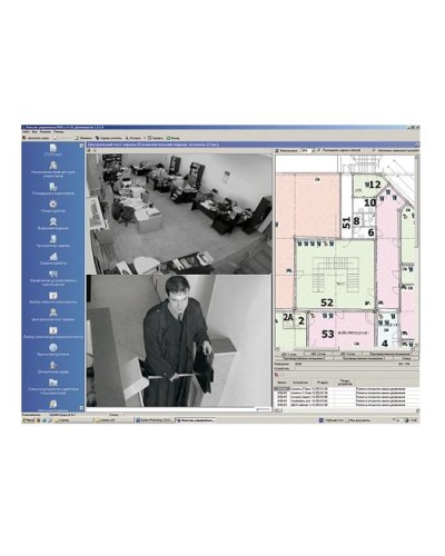 ПО Модуль Центральный пост PERCo-SM13 в Тюмени Сетевая СКУД Perco Pintop.ru