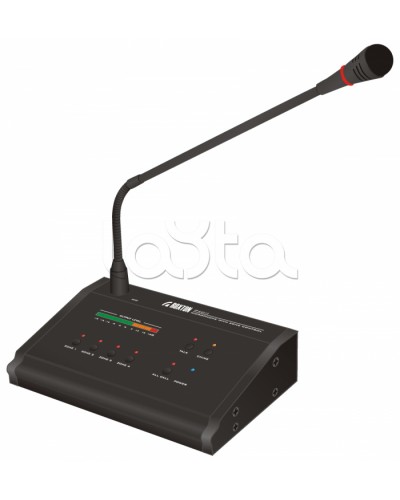 Микрофонная консоль ROXTON IP-A4012 в Тюмени Система оповещения и трансляции Roxton Pintop.ru