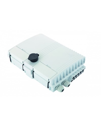 Бокс оптический настенный FTTx, IP65, 16 адаптеров, белый Eurolan (48P-00-16-65WT) в Тюмени Проходные адаптеры и розетки оптические Pintop.ru