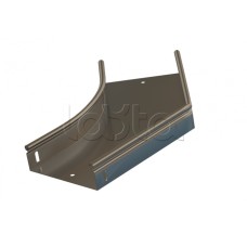 Угол 45° горизонтальный плавный Hyperline RST-AHS45-200-100-0,8-R100-SZ