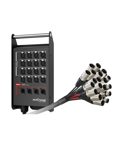 Кабель многожильный со сценической коробкой, с разъемами Roxtone+Neutrik ROXTONE STBN1604L35 в Тюмени Аксессуары для СОУЭ Pintop.ru
