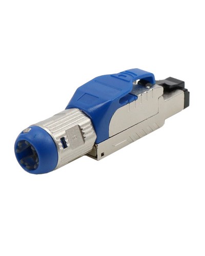 Разъем полевой оконцовки RJ-45 8P8C Hyperline PLUE-8P8C-S-C8-SH-BL в Тюмени Коннекторы и разъемы Pintop.ru