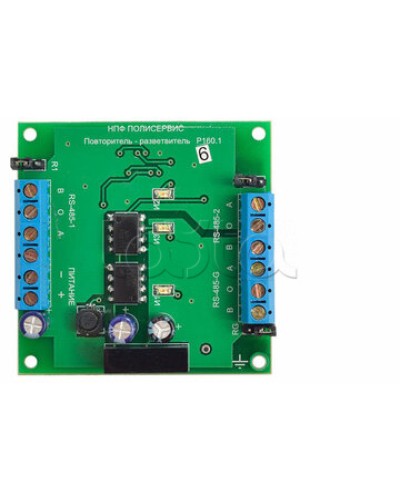 Модуль повторителя-разветвителя Полисервис RS-485/RS-485 в Тюмени Модули сопряжения Pintop.ru