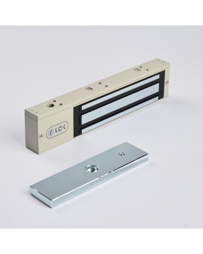 R-Lock RL-EM280-L0G - Электромагнитный замкок, 280кг, DC12/24B, цвет серый, RAL7032 (галечный серый) в Тюмени Электромагнитные замки Pintop.ru