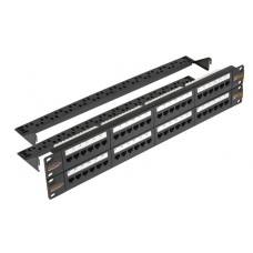 Патч-панель 19", 2U, 48xRJ45 NIKOMAX (NMC-RP48UD2-2U-BK)