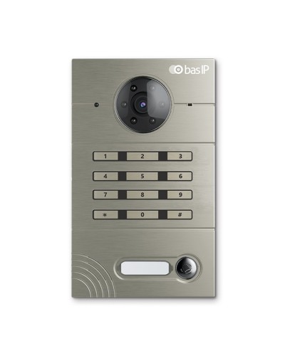 Панель вызывная BAS-IP AV-01KD GREY в Тюмени Вызывные видеопанели малоабонентные Pintop.ru
