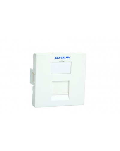 Адаптер 22,5х45 Eurolan 16B-45-02WT в Тюмени Аксессуары для кабель-канала Pintop.ru