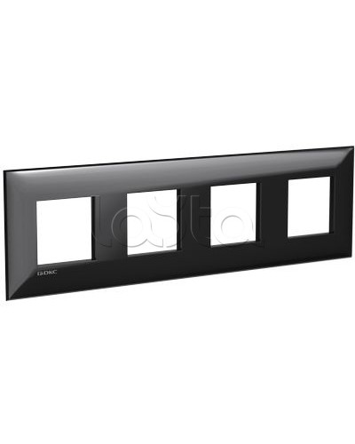 Рамка ARTLEBEDEV Черный квадрат Avanti, 8 мод. DKC 4402908 в Тюмени Аксессуары для лотков Pintop.ru