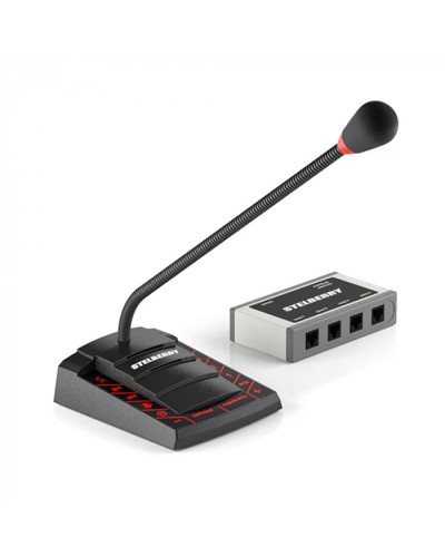 Пульт громкого оповещения STELBERRY F-740 в Тюмени Микрофонные консоли и микрофоны Pintop.ru