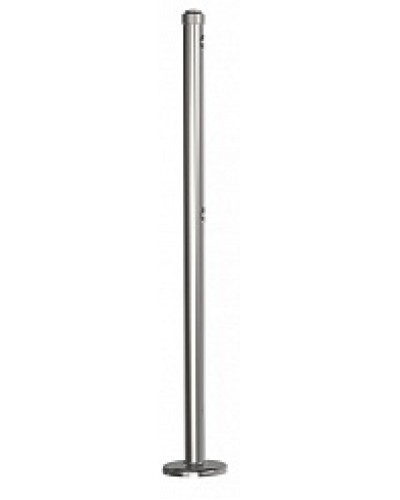 Стойка стационарная хромированная Ростов-Дон ОБ1/0-0 ХРОМ в Тюмени Ограждения Pintop.ru