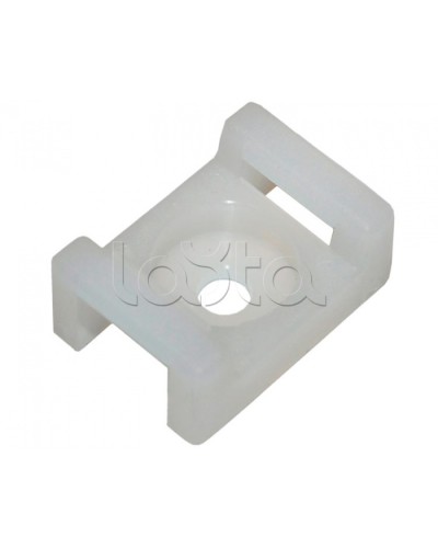 Площадка под винт 21.9x15.9мм (д. 5мм) для стяжки (100 шт) Hyperline TM-3S10C в Тюмени Стяжки-хомуты Pintop.ru