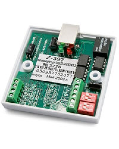 Конвертер специальный с гальванической развязкой USB RS422/485 IronLogic Z-397 (мод. USB) в Тюмени Сетевая СКУД Matrix Pintop.ru