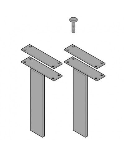 Кронштейны крепления створок C003 Came 119RICX014 в Тюмени Запчасти для шлагбаумов и автоматики Pintop.ru