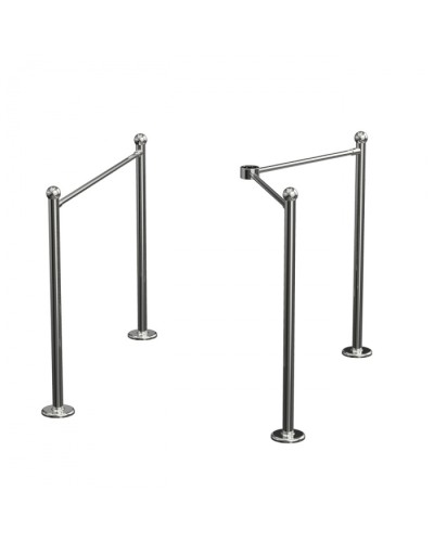 Ограждение прямое Ростов-Дон ОП-Р (Хром) в Тюмени Ограждения Pintop.ru