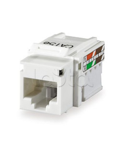 RJ-45 Модуль инф.розетки 110/Krone 5e кат.,бел. CL-0006 Экопласт (87545) в Тюмени Кроссовое оборудование тип Krone Pintop.ru