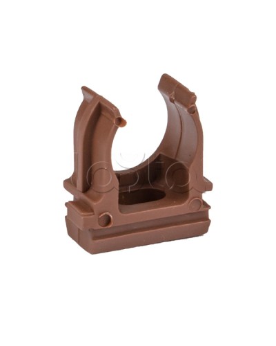 Крепеж-клипса d25 мм (10 шт) темное дерево EKF-Plast (derj-z-25d) в Тюмени Держатели, клипсы, скобы Pintop.ru