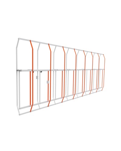 Шторка стрелы шлагбаумов GT высотой 1,3 м (модуль 1721 мм) Came 803XA-0350 в Тюмени Запчасти для шлагбаумов и автоматики Pintop.ru