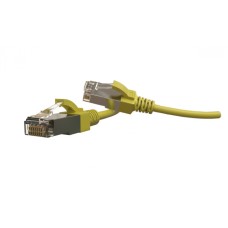 Патч-корд S/FTP Hyperline (PC-LPT-SFTP-RJ45-RJ45-C6-1.5M-LSZH-YL)