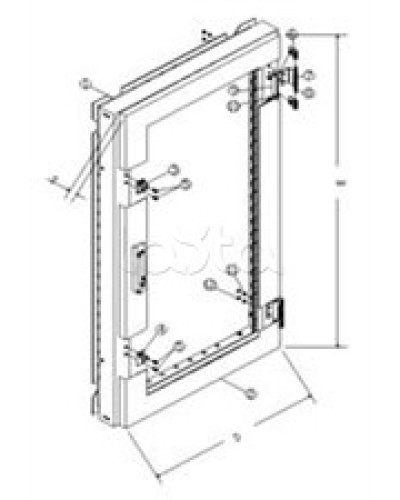 Дверь передняя плексигласовая TOA PGD-22 в Тюмени Системы оповещения и трансляции TOA Pintop.ru