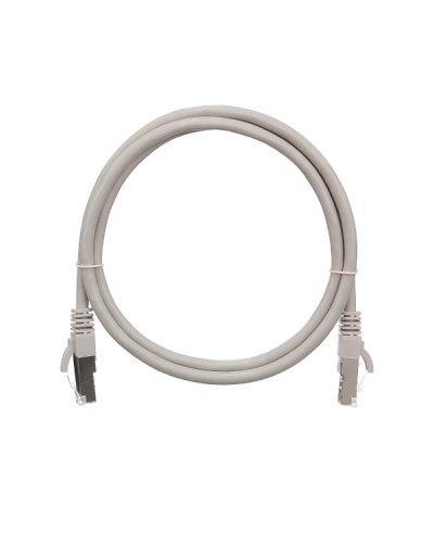 Шнур коммутационный 2хRJ45/8P8C S/FTP кат.6 (NMC-PC4SE55B-030-GY) NIKOMAX (3 м) в Тюмени Патчкорды (медные) Pintop.ru