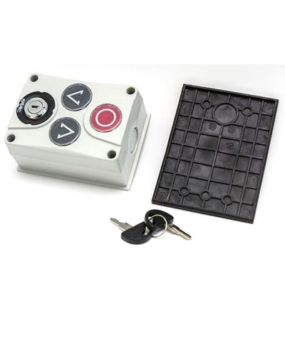 Панель управления 3х кнопочная с ключом Faac 402500 в Тюмени Устройства радиоуправления для шлагбаумов и автоматики Pintop.ru