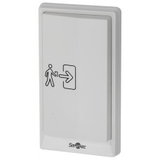 Кнопка пластиковая, накладная, локтевая, НЗ/НР контакты, размер: 175х95х25 мм Smartec ST-EX710-WT