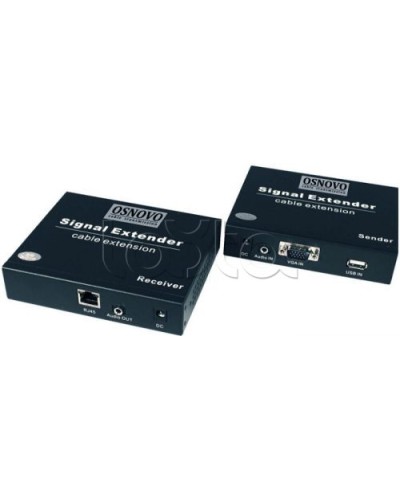 Комплект (передатчик+приемник) для передачи VGA OSNOVO TLN-VKM/1+RLN-VKM/1(ver.2) в Тюмени Видеоусилители, Модуляторы, Делители Pintop.ru