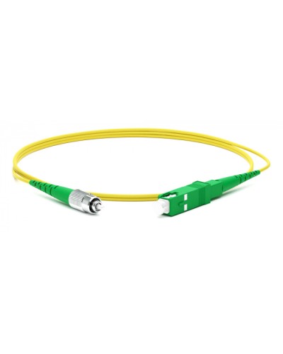 Патч-корд волоконно-оптический Hyperline FC-S2-9-FC/AR-SC/AR-H-1M-LSZH-YL в Тюмени Патч-корды оптические Pintop.ru