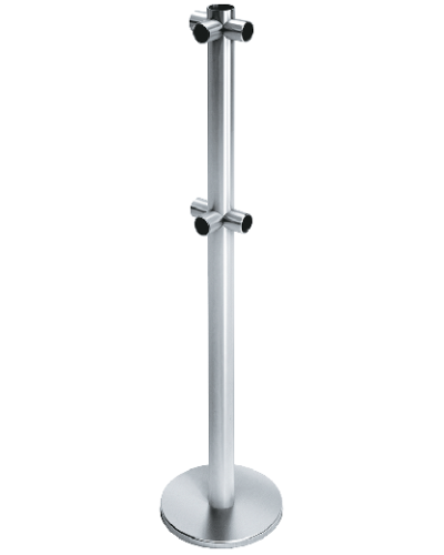 Стойка ограждения T-образная передвижная Oxgard ВЗР 2442.04 в Тюмени Ограждения Pintop.ru