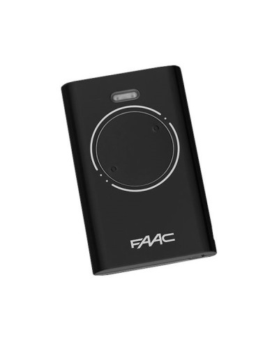 Брелок-передатчик 2-канальный Faac 7870071 (черный) в Тюмени Устройства радиоуправления для шлагбаумов и автоматики Pintop.ru