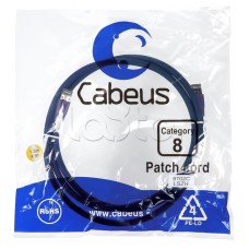Патч-корд S/FTP Cabeus PC-SSTP-RJ45-Cat.8-1.5m-LSZH