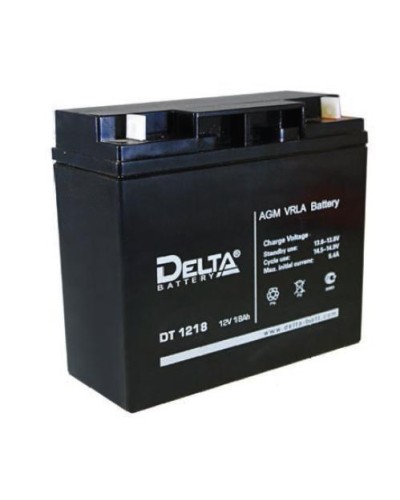 Аккумулятор свинцово-кислотный Delta DT 1218 в Тюмени Электротехническое оборудование Pintop.ru