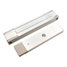 Электромагнитный замок с датчиком состояния двери ALeko ALM-400P (24В серый)