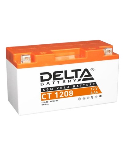 Аккумулятор АКБ 12 - 8 Delta CT 1208 в Тюмени Электротехническое оборудование Pintop.ru