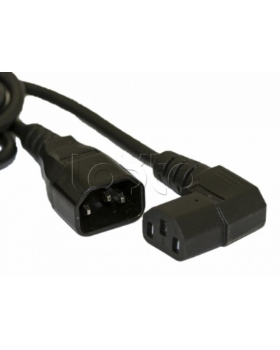 Кабель питания монитор-компьютер Hyperline PWC-IEC13A-IEC14-3.0-BK в Тюмени Коннекторы Pintop.ru