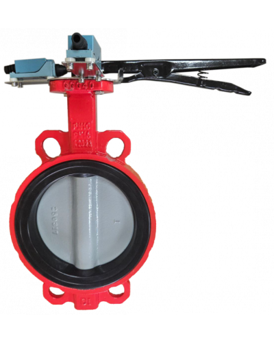 Затвор дисковый межфланцевый Зт50/1.6-УФ.УХЛ4-Аква-Гефест с рукояткой в Тюмени Затворы дисковые Pintop.ru