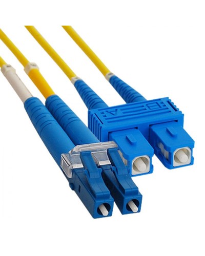 Патч-корд оптический переходной (SM), 9/125 (OS2), LC/UPC-SC/UPC, (Duplex), LSZH, 2м REXANT 50-2410 в Тюмени Патч-корды оптические Pintop.ru