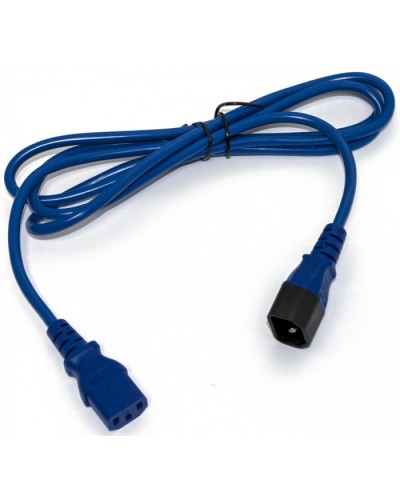 Кабель питания монитор-компьютер Hyperline PWC-IEC13-IEC14-0.5-BL в Тюмени Патч-корды и пигтейлы Pintop.ru