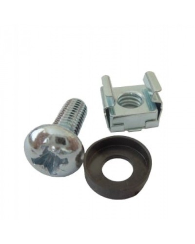 Комплект крепежа (винт М5 чёрный, гайка кузовная М5, шайба 5 чёрная по 40шт) МЕТА 9919 в Тюмени Система оповещения и трансляции Мета Pintop.ru