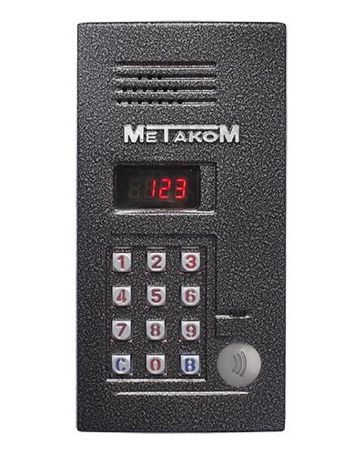 Блок вызова домофона Метаком MK2012-MFEVN в Тюмени Блоки вызова многоабонентные Pintop.ru