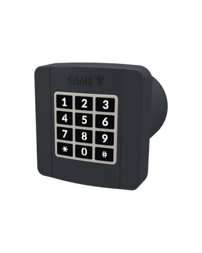 Проводная встраиваемая кодонаборная клавиатура Came 806SL-0290 - SELT2BDG, подключаемая к шине CXN, 12 кнопок, синяя подсветка, RAL7024 в Тюмени Запчасти для шлагбаумов и автоматики Pintop.ru