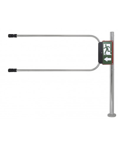 Smartec ST-GR012EC-CR - Калитка аварийного выхода с электромагнитом, хромированная, в комплекте стойка 1000 х D50 мм и створка 1200 х D25 мм. в Тюмени Калитки Pintop.ru