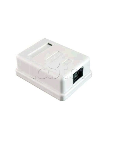 Розетка компьютерная 1xRJ-45 CAT5e экран (10шт/уп) REXANT 03-0122 в Тюмени Коннекторы Pintop.ru