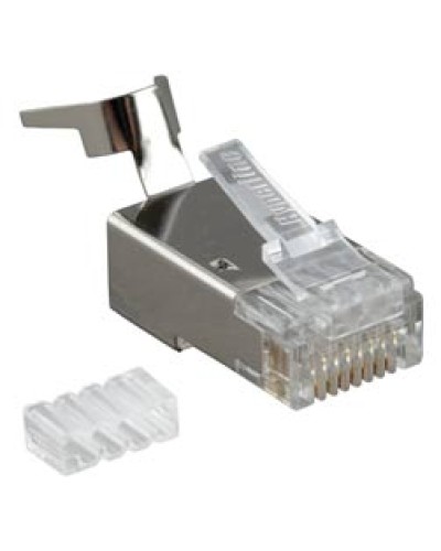 Разъем RJ-45 под витую пару, кат. 6, экранированный, универсальный Hyperline PLUG-8P8C-UV-C6-TW-SH в Тюмени Коннекторы и разъемы Pintop.ru