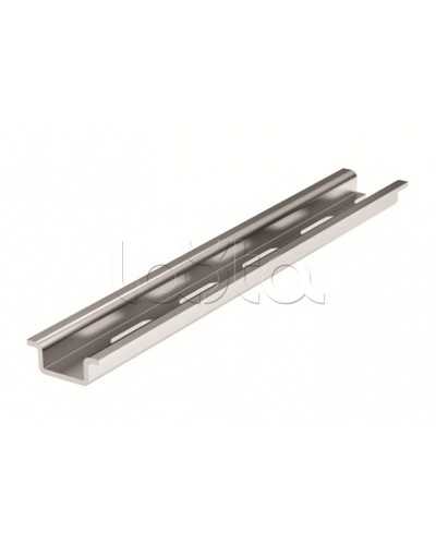 DIN-рейка OMEGA 2F 15.5х5.5 с перфорацией DKC 02130 в Тюмени Крепежные изделия Pintop.ru